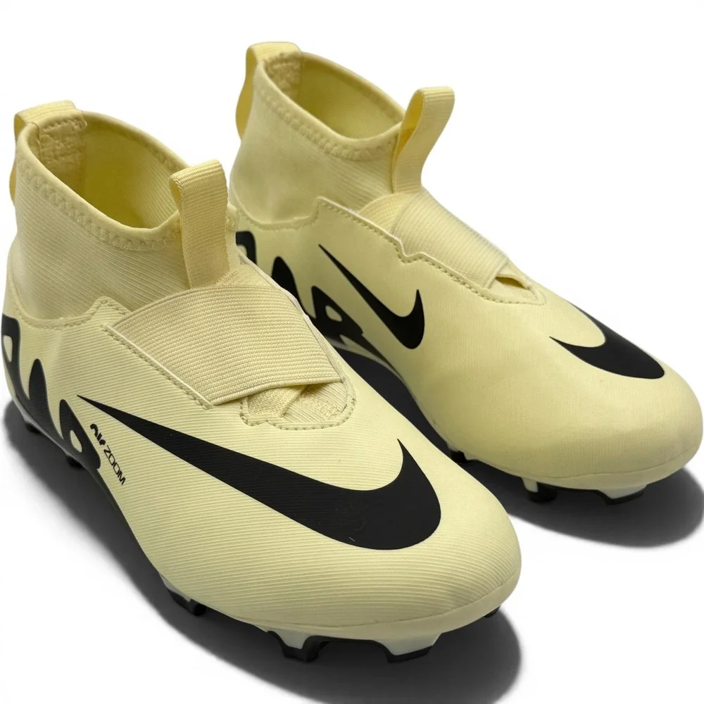 Nike Mercurial Superfly 9 Academy FG Kids 1Y Yellow New DJ5623-700 Cleats